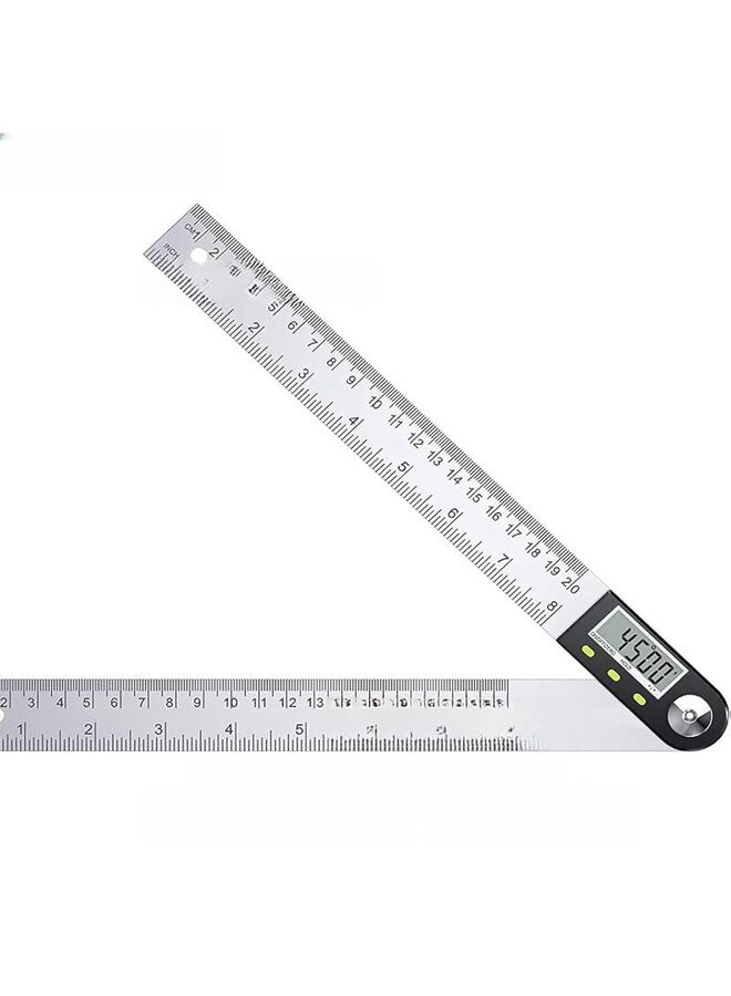 LAMAY Electronic digital display Angle protractor Stainless steel woodworking ruler Angle measuring instrument (Size : 300MM) - Image 1